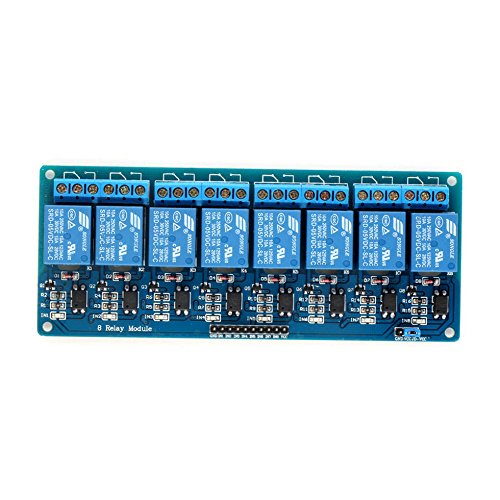 12V Eight 8 Channel Relay Module With Optocoupler active low ET6551