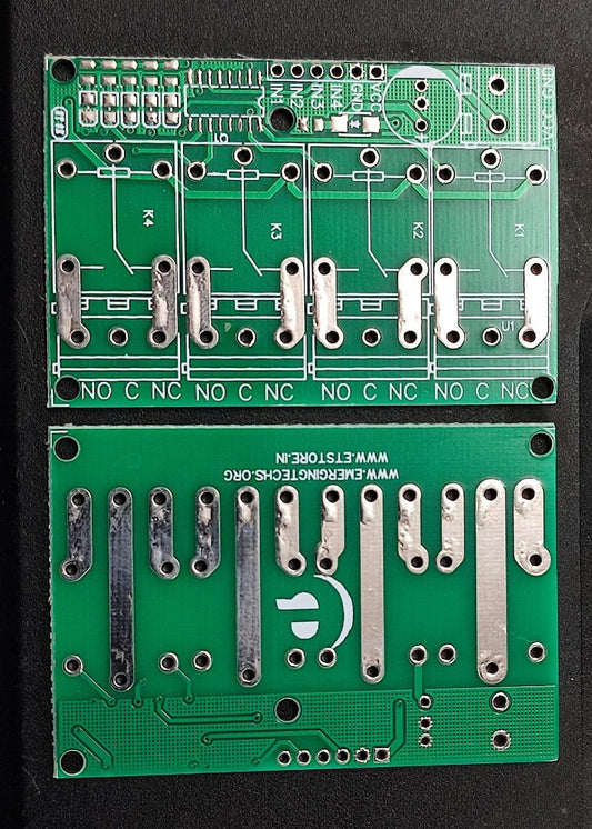 PCB FOR 4 channel 5v or 12v High trigger RELAY MODULE ET7265