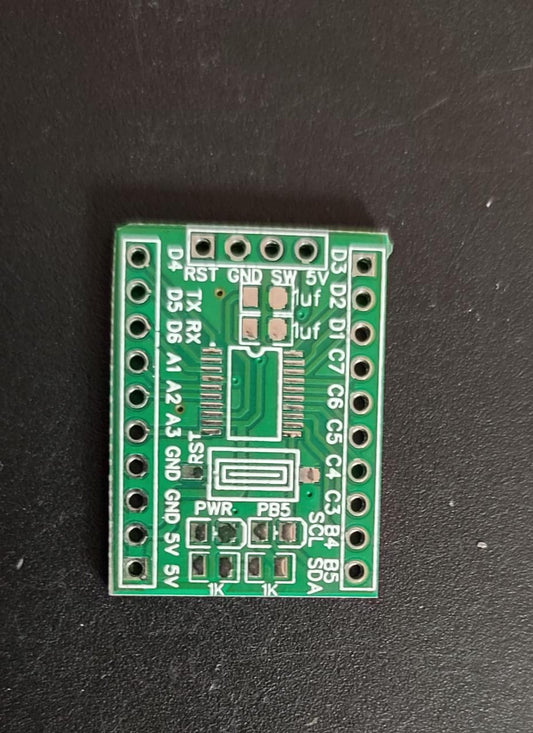 PCB FOR STM8S003F3P6TR / STM8S103F3P6 TSSOP20 BREAKOUT BOARD ET7251