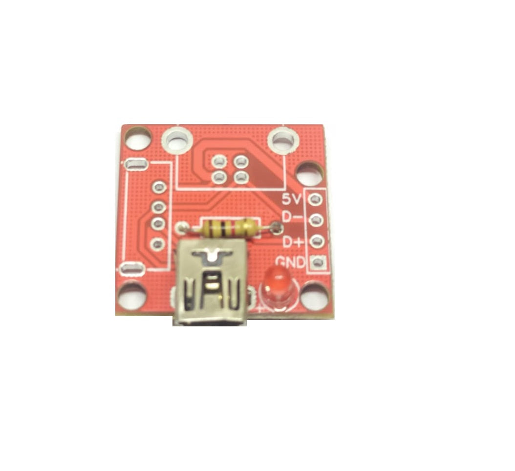 USB Mini B Breakout board USB FEMALE  MODULE ET5695