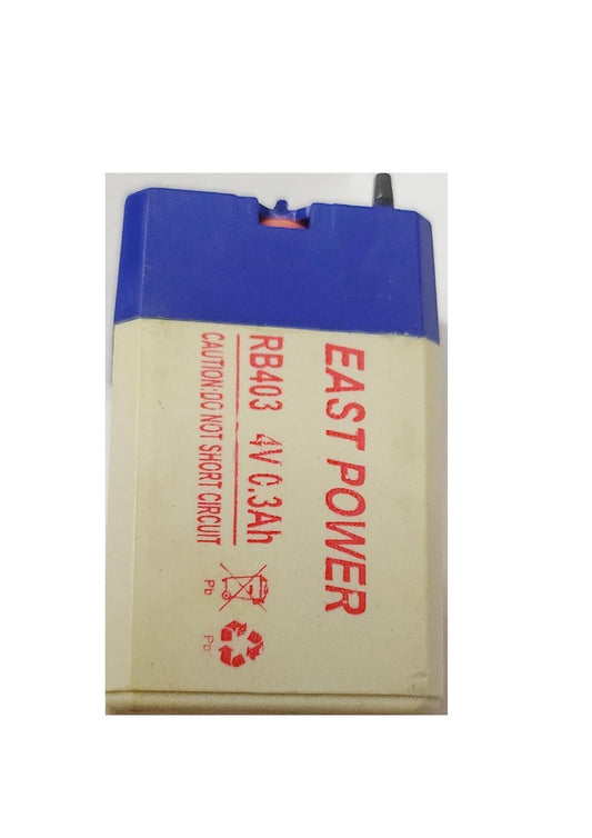 4V 0.3ah Sealed Lead Acid Rechargeable Type Battery 40MM*25MM*20MM ET8541