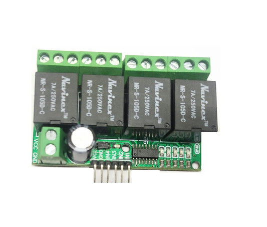 12V 4 CHANNEL RELAY MODULE HIGH TRIGGER ET5517