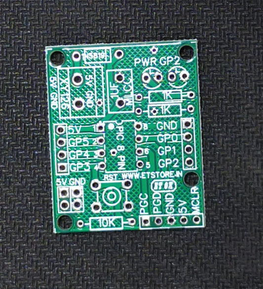 PCB FOR 8 PIN PIC12 SERIES BOARD 5V ET7255