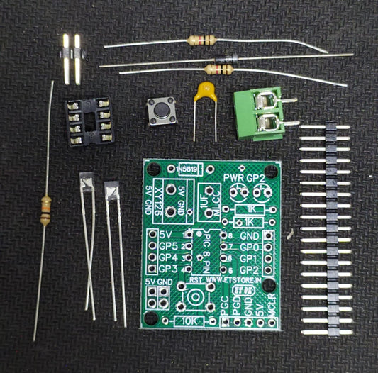 8 PIN PIC12 SERIES DIY BOARD 5V ET10876