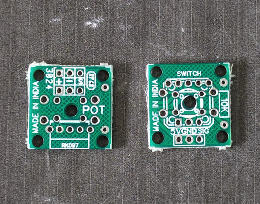 PCB for 1 Key switch / potentiometer Module ET7610