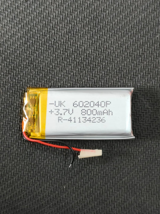 3.7V 800mAH 602040P Lithium Polymer Battery 6x20x40mm ET7628