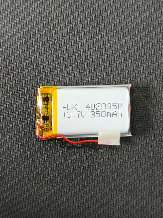 3.7V 350mAH 402035P Lithium Polymer Battery 4x20x35mm ET7636