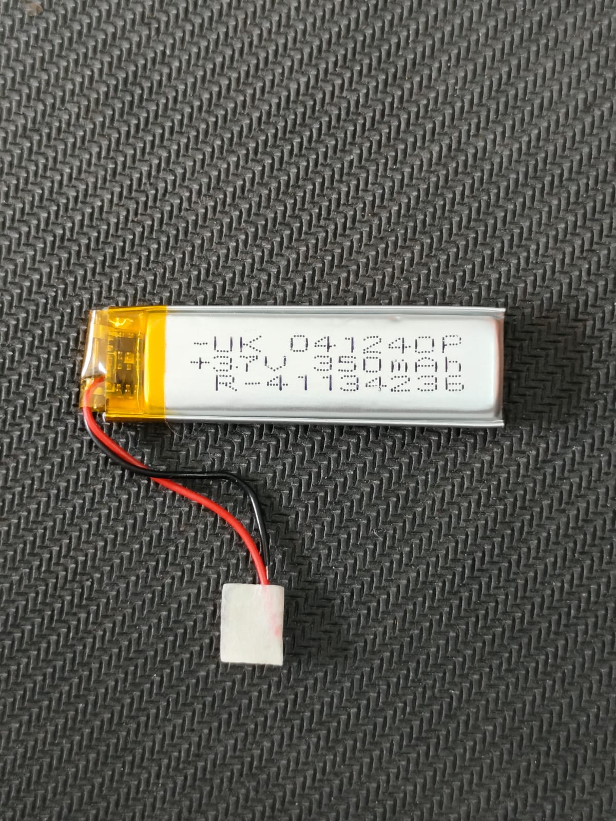 3.7V 350mAH 041240P Lithium Polymer Battery 4x12x40mm ET7639