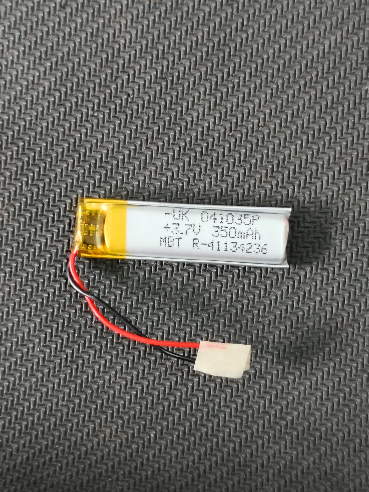 3.7V 350mAH 041035P Lithium Polymer Battery 4x10x35mm ET7642