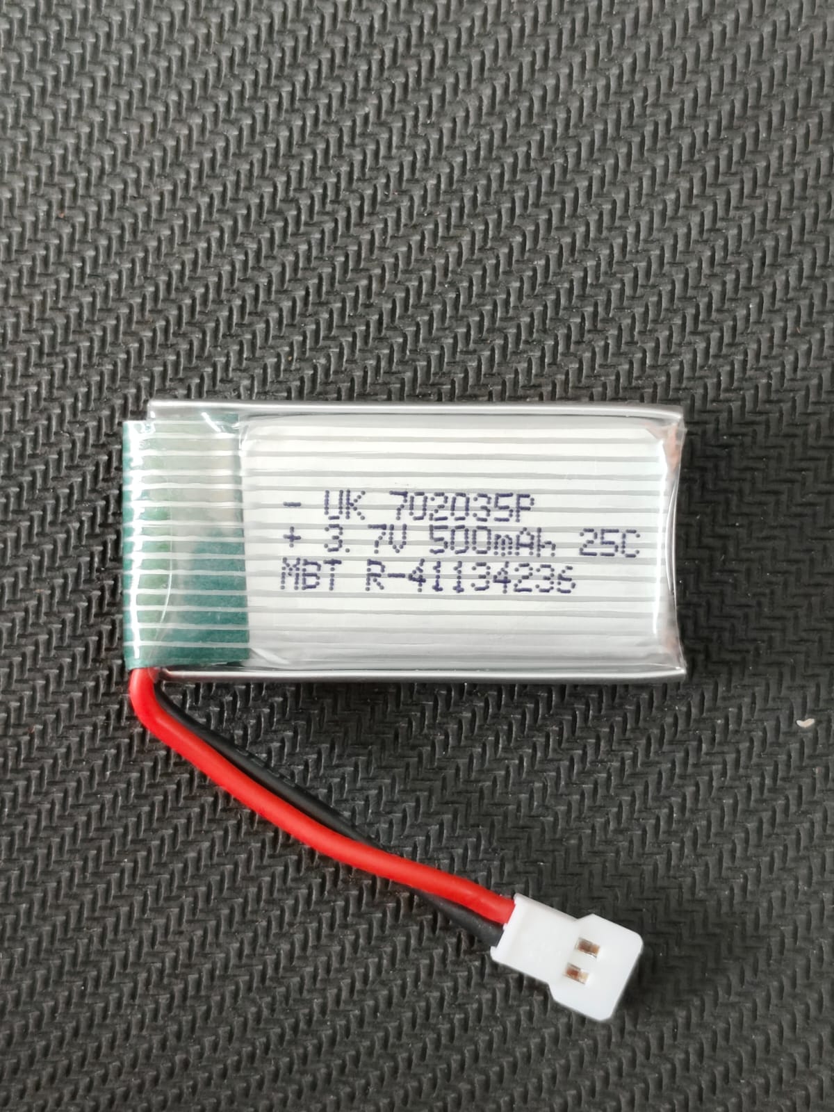 3.7V 500mAH 702035P Lithium Polymer Battery 7x20x35mm ET7644