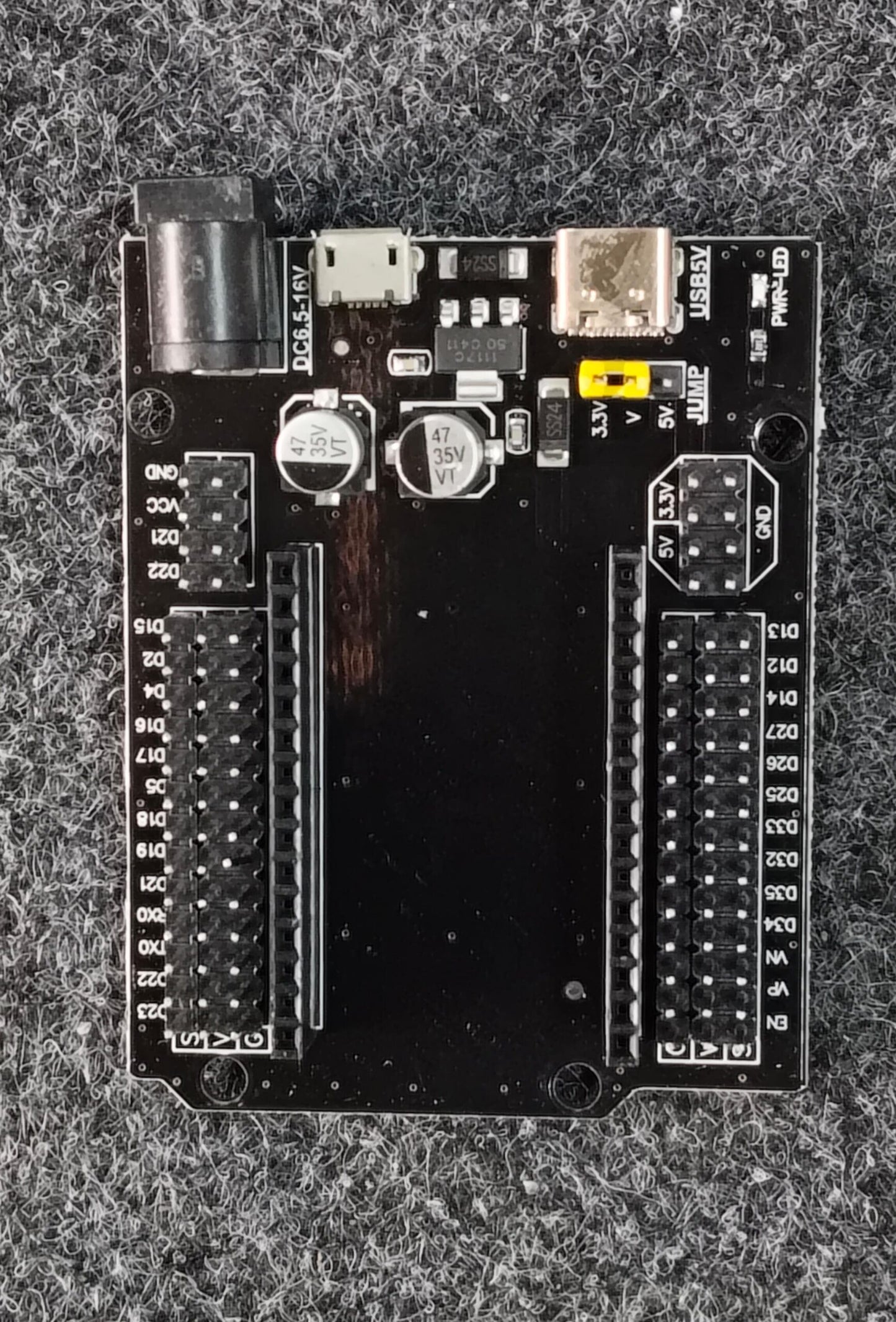 ESP32 30Pin Expansion Board with Type-C and Micro USB Dual Interface ET6552