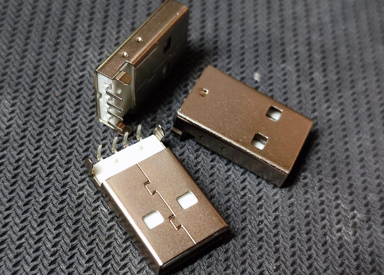 USB Male A Type PCB Connector ET8141