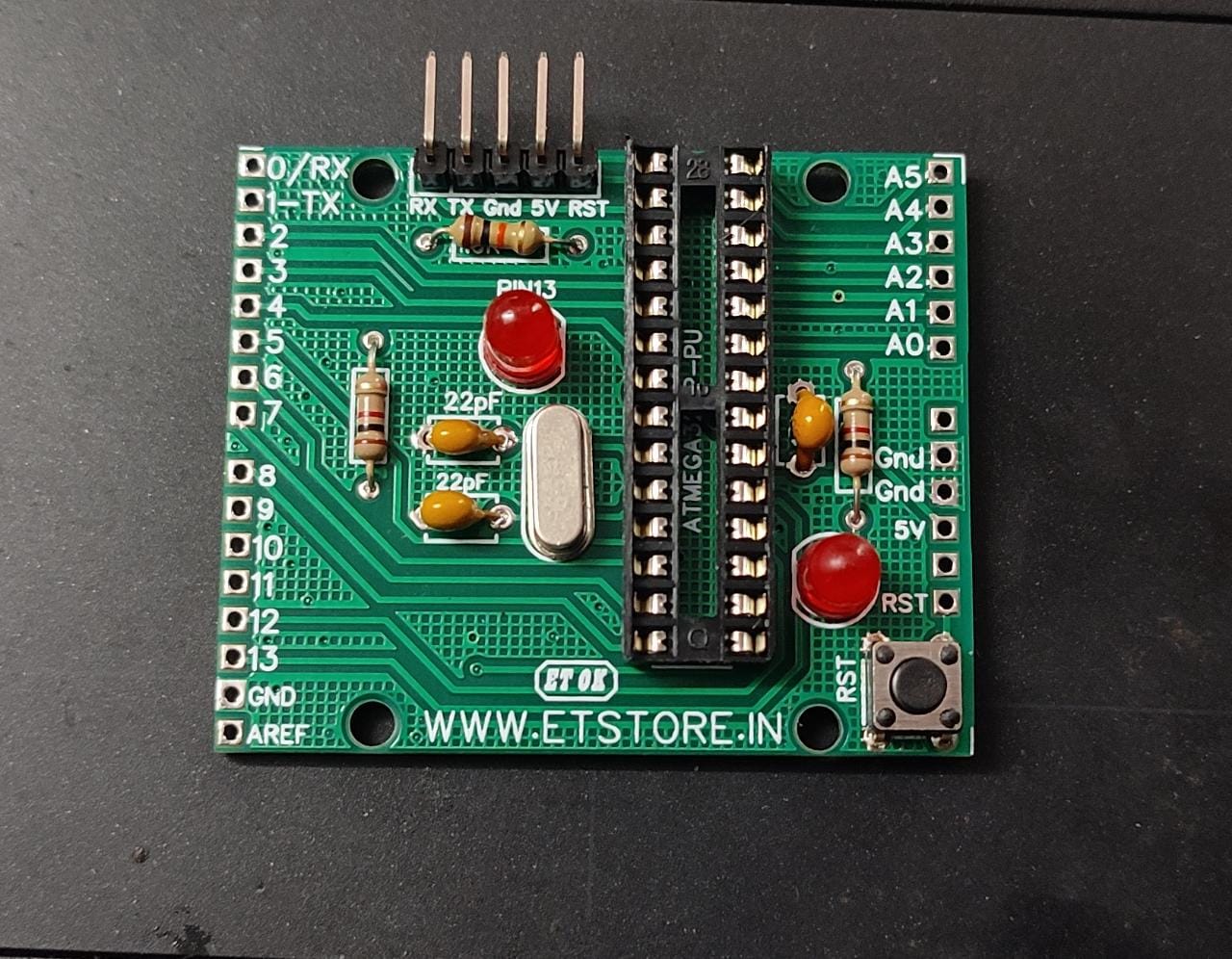 ARDUINOSHIELD BREAKOUT BOARD PCB WITH COMPONENTS SOLDERED 5V ET5086