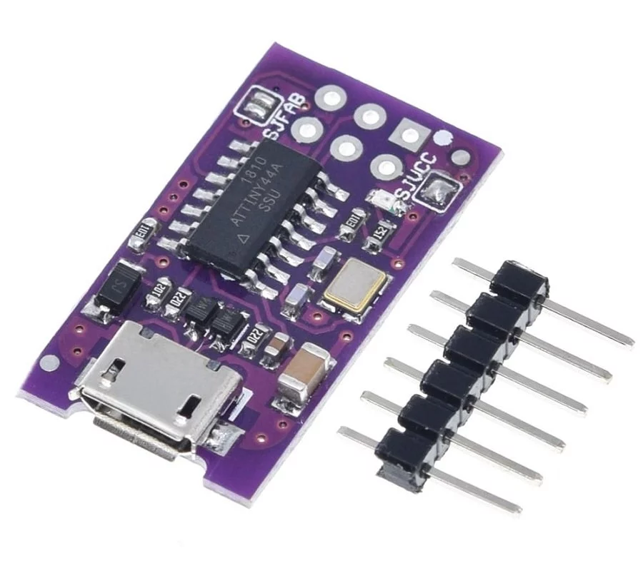 Micro USB Tiny AVR ISP 5V ATtiny44 Programmer Module ET10752