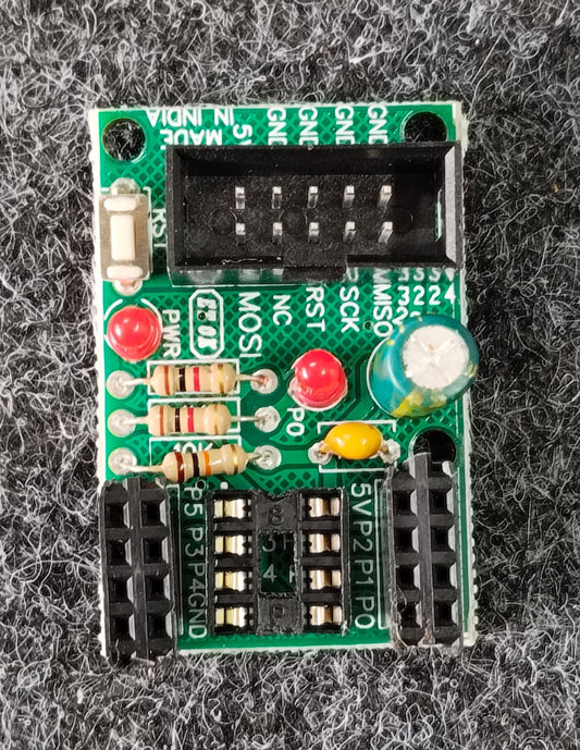 SOLDERED BOARD FOR ATTINY85 OR ATTINY13 5V ET6557