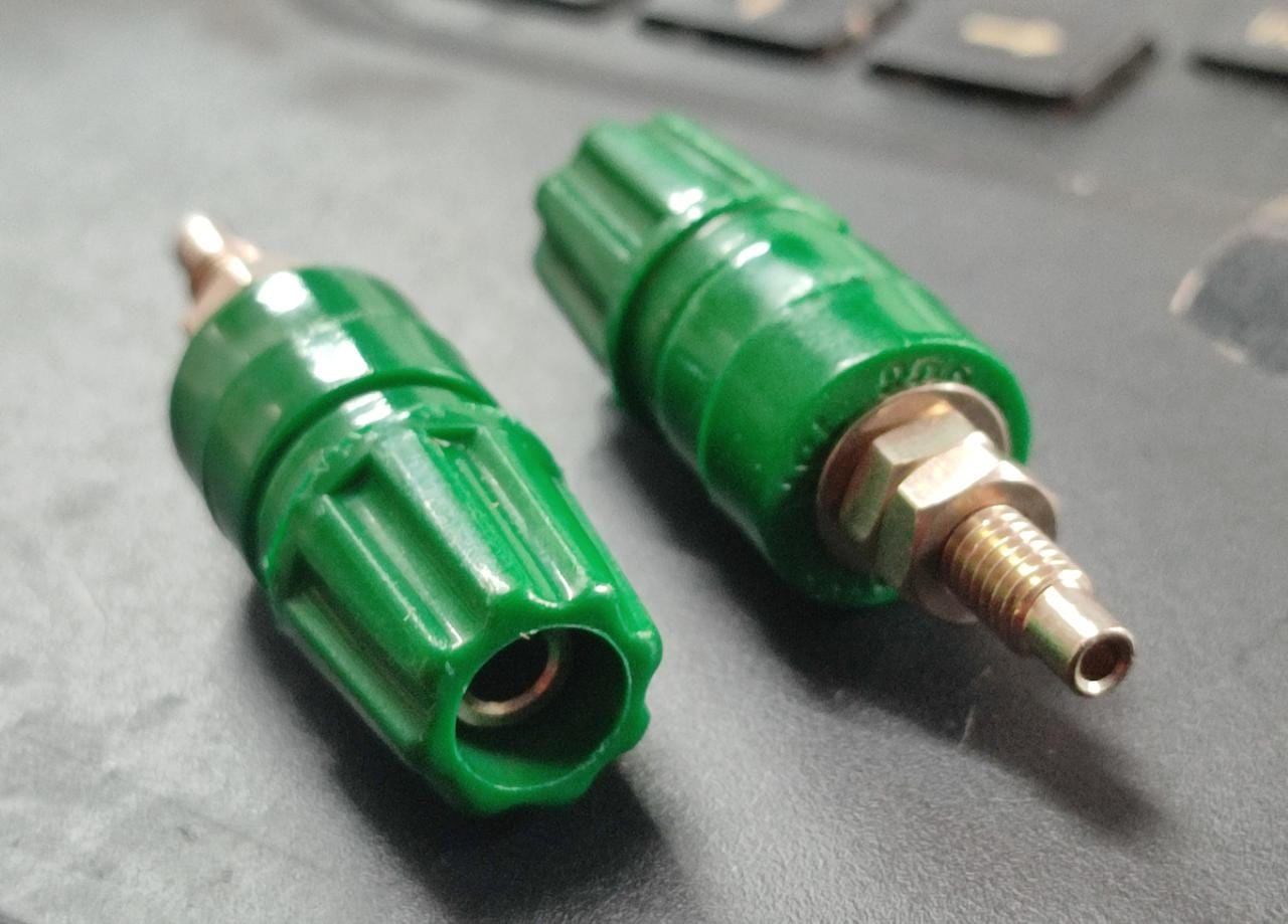 SE503 Green female Banana Jack Socket 15A Plug Connector ET7323