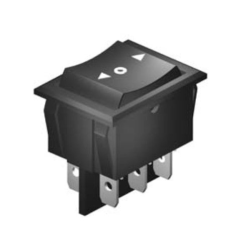 SE288 Rocker Switch 16A DPDT Momentary Off Momentary ET8696