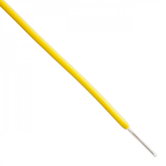 2 meter YELLOW Single Strand Wire GAUGE 23 ET8342