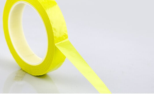 Yellow Tape 0.5 INCH WIDTH Adhesive Insulation Mylar for Transformer Medium Quality ET10291