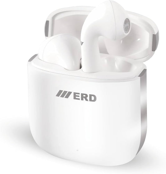 ERD Wireless Earbuds TWS-16 Bluetooth Headset  (White, True Wireless) ET6441