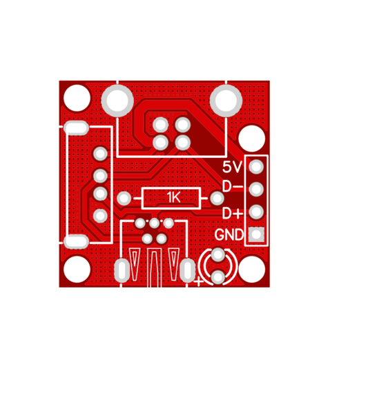 USB Breakout Board Pcb A or B or Mini-B Type ET5694