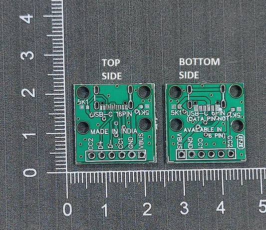 PCB For C Type USB to DIP Adapter Female breakout board module ET6513