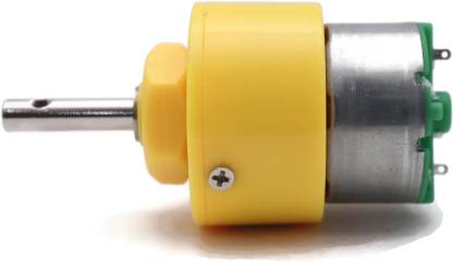 12v 1000 Rpm Geared Motor Yellow Emerging Technologies