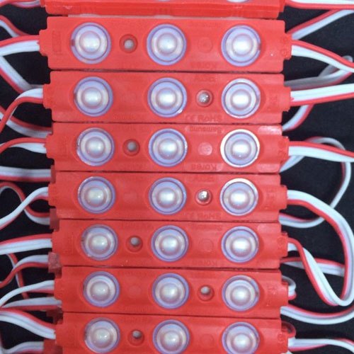 RED 3 LED Module 12V 2835 LED 1.5W